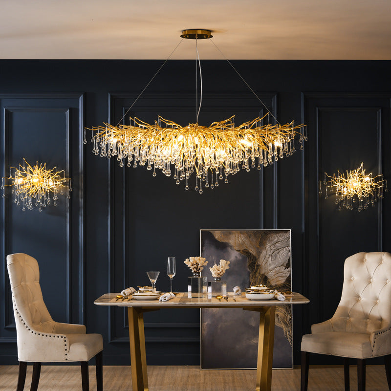 Elegant Model Home Art Deco Style Ceiling Lights