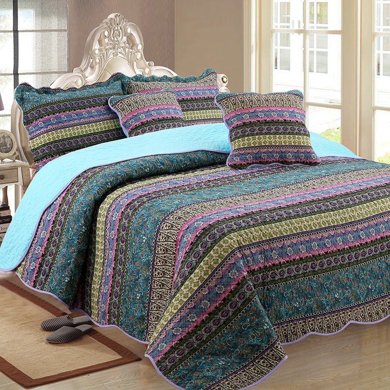 Soft Textured Cotton Linen Look Bedding Set