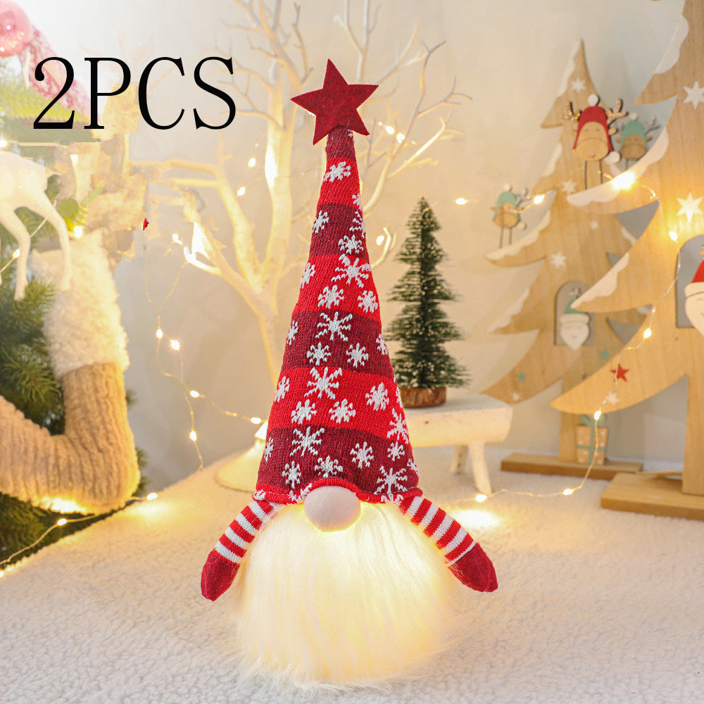 Christmas Gnome Faceless Doll | Holiday Home Decor & Xmas Ornaments