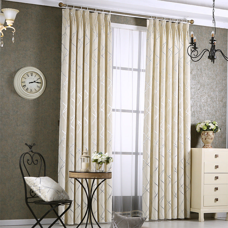 Modern Simple Light Luxury Window Drapes
