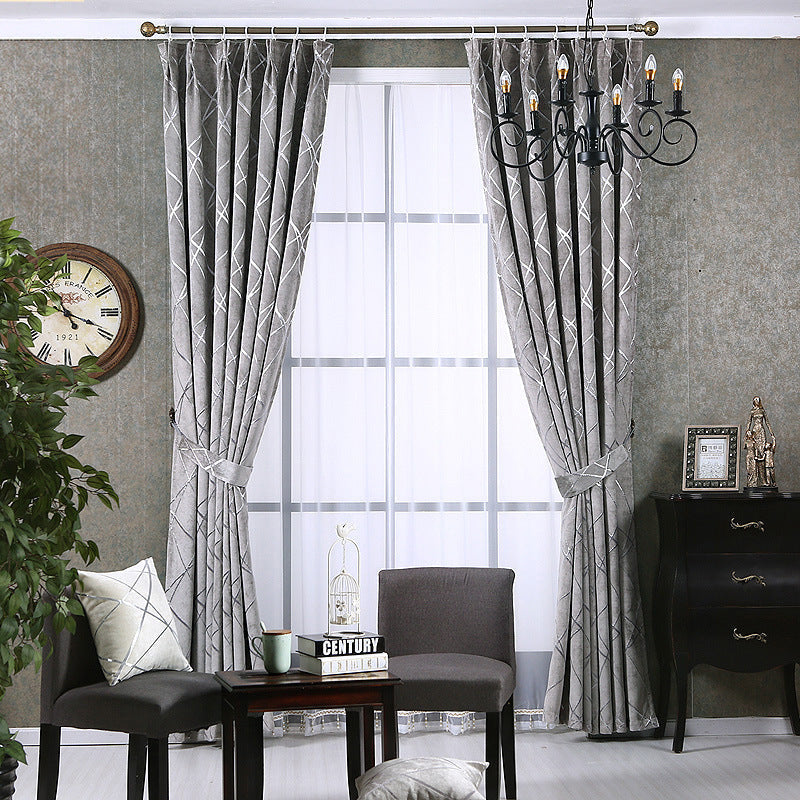 Modern Simple Light Luxury Window Drapes